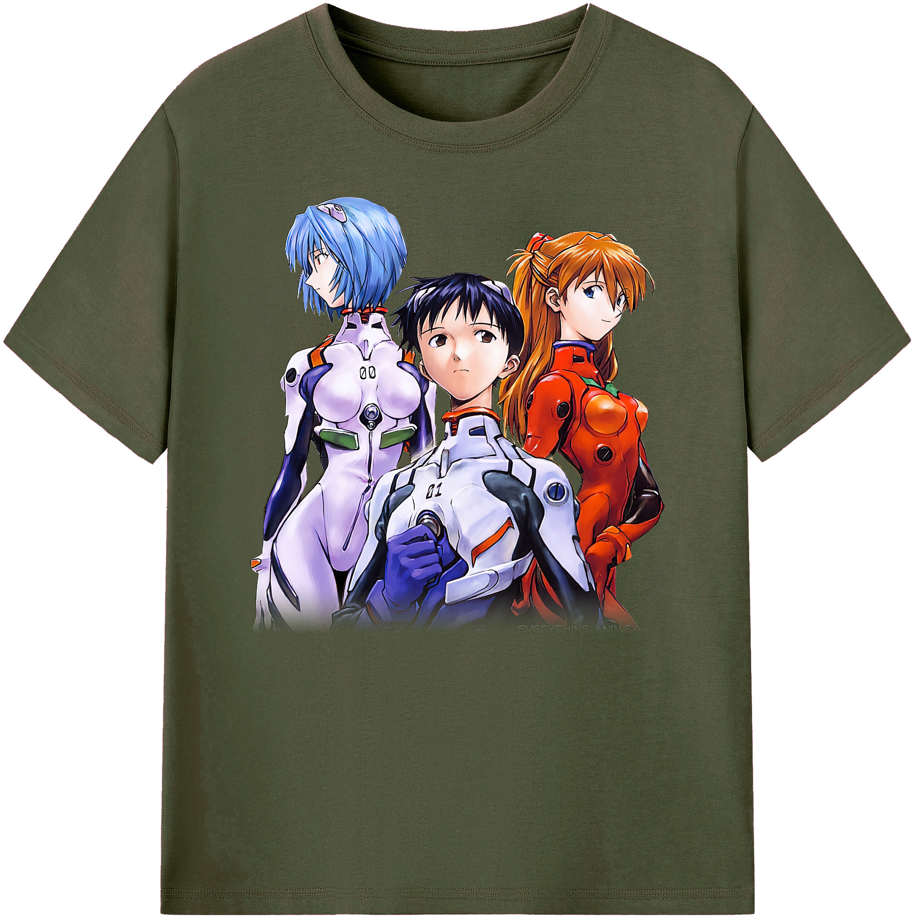 （画像用） EVA 新世紀エヴァンゲリオン 綿100％ メンズ半袖Tシャツ｜肌触りやわらか＆通気性